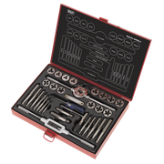 Sealey Tap & Die Set 33pc Split Dies Metric/UNF/BSP AK3033 Sealey - Dynamic Drive