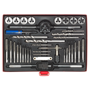 Sealey Tap & Die Set 37pc Split Dies Metric AK3037 Sealey - Dynamic Drive