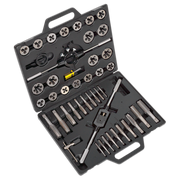Sealey Tap & Die Set 45pc Split Dies Imperial AK303IMP Sealey - Dynamic Drive