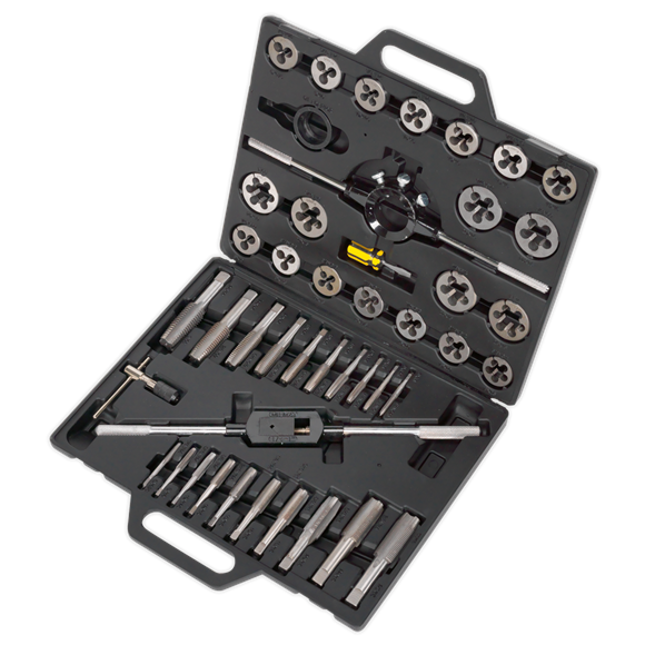 Sealey Tap & Die Set 45pc Split Dies Imperial AK303IMP Sealey - Dynamic Drive