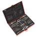 Sealey 40pc Mechanic's Tap & Die Set Split Dies Metric Self-Centre Sealey  - Dynamic Drive