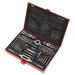 Sealey 40pc Mechanic's Tap & Die Set Split Dies Metric Self-Centre Sealey  - Dynamic Drive