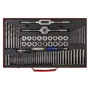 Sealey Tap & Die Set 76pc Split Dies Metric AK3076 Sealey - Dynamic Drive