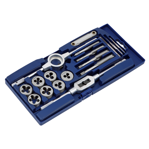 Sealey Tap & Die Set 17pc Metric AK321 Sealey - Dynamic Drive