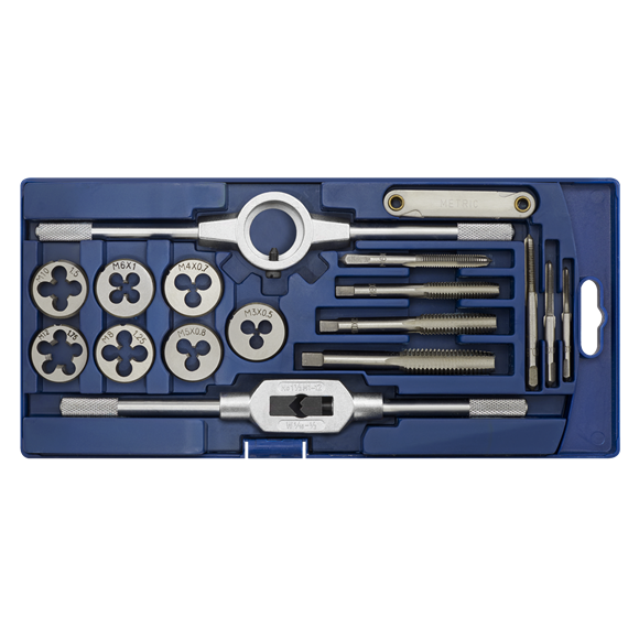 Sealey Tap & Die Set 17pc Metric AK321 Sealey - Dynamic Drive