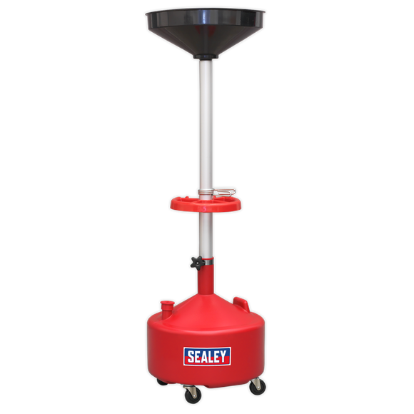 Sealey Mobile Oil Drainer 36L Manual Discharge AK36D Sealey - Dynamic Drive