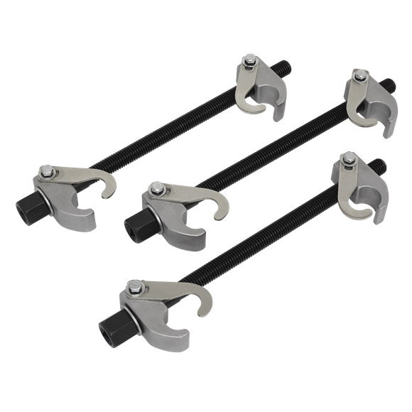 Sealey Coil Spring Compressor 3pc with Safety Hooks AK384 Sealey - Dynamic Drive