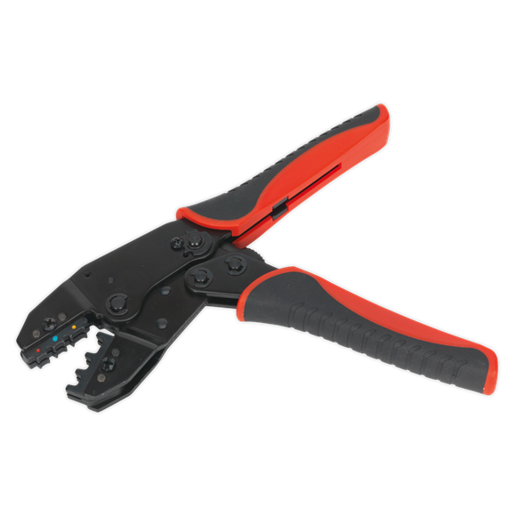 Sealey Ratchet Crimping Tool Insulated Terminals AK385 Sealey - Dynamic Drive