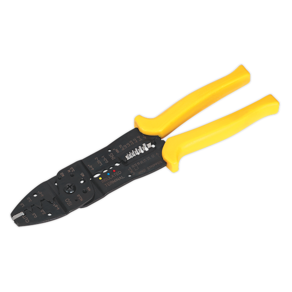 Sealey Crimping Tool Insulated/Non-Insulated Terminals AK3851 Sealey - Dynamic Drive