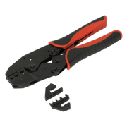 Sealey Ratchet Crimping Tool Interchangeable Jaws AK3857 Sealey - Dynamic Drive