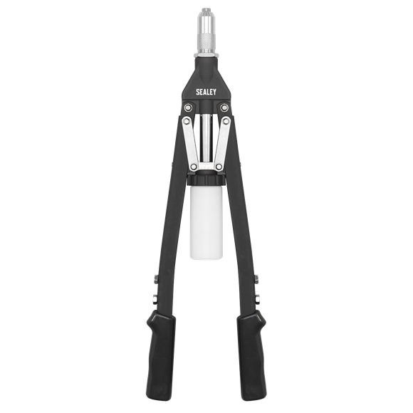 Sealey Long-Arm Riveter with Collection Bowl Heavy-Duty AK3981 Sealey - Dynamic Drive