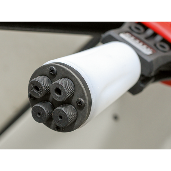 Sealey Riveter Medium-Arm with Collection Bowl AK3983 Sealey - Dynamic Drive