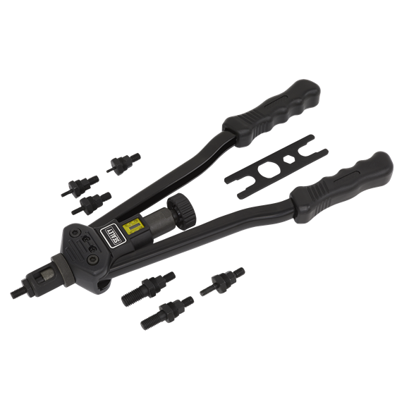 Sealey Long-Arm Threaded Nut Riveter AK3985 Sealey - Dynamic Drive