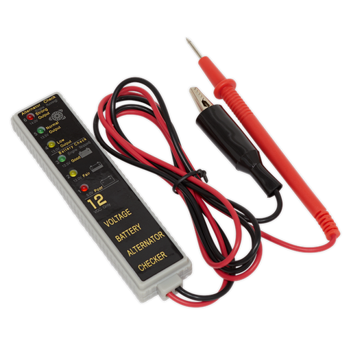Sealey Battery/Alternator Tester 12V LED AK400 Sealey - Dynamic Drive