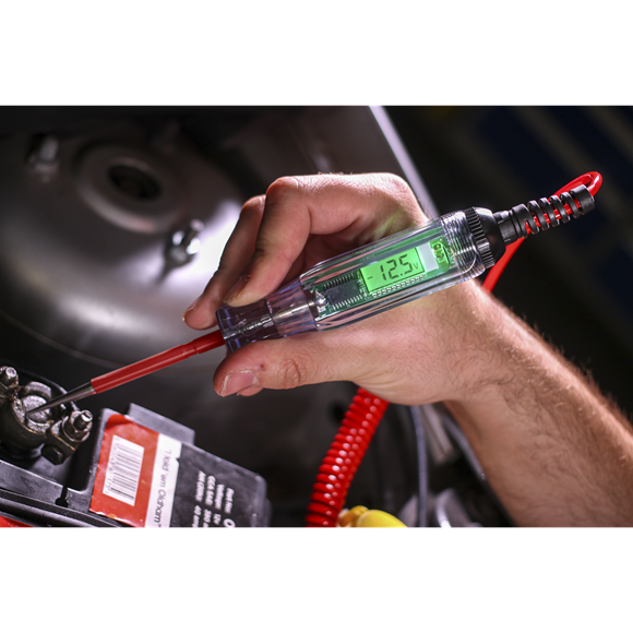 Sealey Integrated Test Light/Voltmeter 3-48V AK4012 Sealey - Dynamic Drive