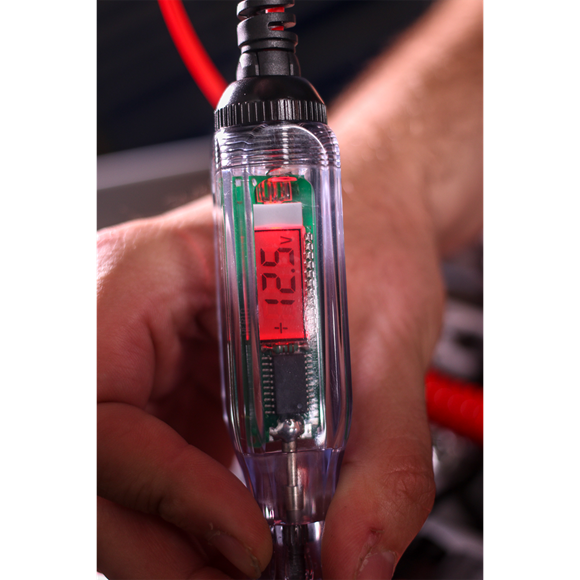 Sealey Integrated Test Light/Voltmeter 3-48V AK4012 Sealey - Dynamic Drive