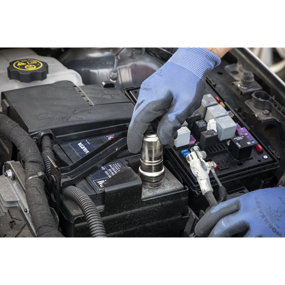 Sealey Battery Post & Terminal Cleaner AK417 Sealey - Dynamic Drive