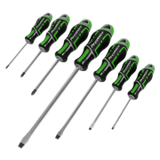 Sealey Screwdriver Set 7pc GriPMAX Hi-Vis Green AK4321HV Sealey - Dynamic Drive