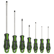 Sealey Screwdriver Set 7pc GriPMAX Hi-Vis Green AK4321HV Sealey - Dynamic Drive