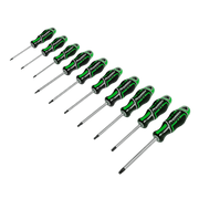 Sealey Screwdriver Set 10pc TRX-Star* GriPMAX Hi-Vis Green AK4324HV Sealey - Dynamic Drive
