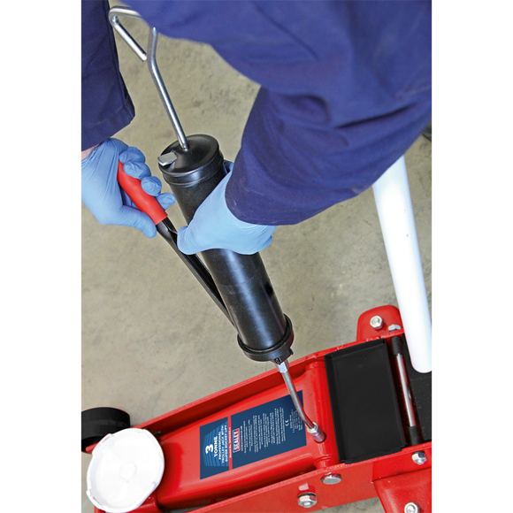 Sealey 3 Way Fill Side Pump Handle Lever Grease Gun Lubricating Greasing Sealey  - Dynamic Drive