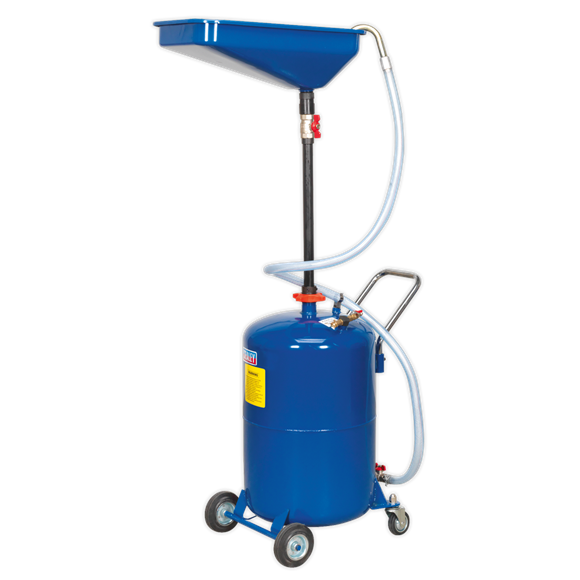 Sealey Waste Oil Drainer 65L Air Discharge AK451DX Sealey - Dynamic Drive