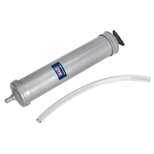 Sealey Oil Suction Syringe 500ml Metal Body AK46 Sealey - Dynamic Drive