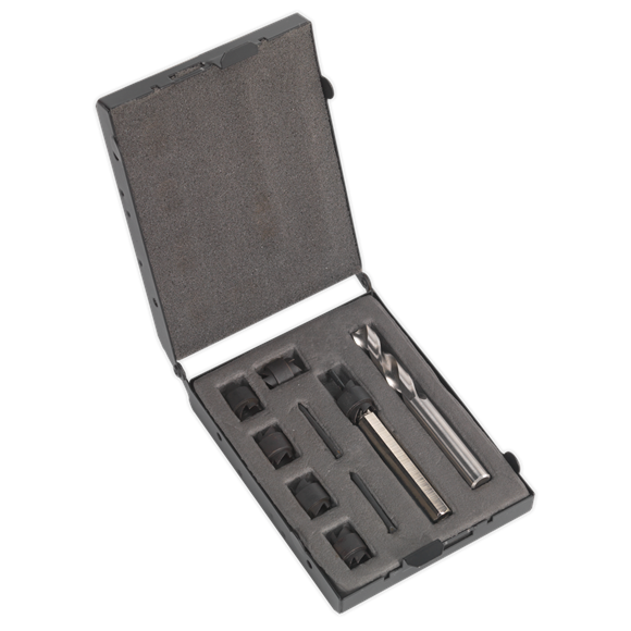Sealey Spot Weld Cutter & Drill Bit Set 9pc10mm AK4730 Sealey - Dynamic Drive