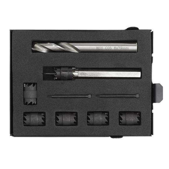 Sealey Spot Weld Cutter & Drill Bit Set 9pc10mm AK4730 Sealey - Dynamic Drive