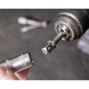Sealey 1/4" 3/8" 1/2" Drive Power Tool Socket Adaptor Set Drill Converter AK4929 Sealey  - Dynamic Drive