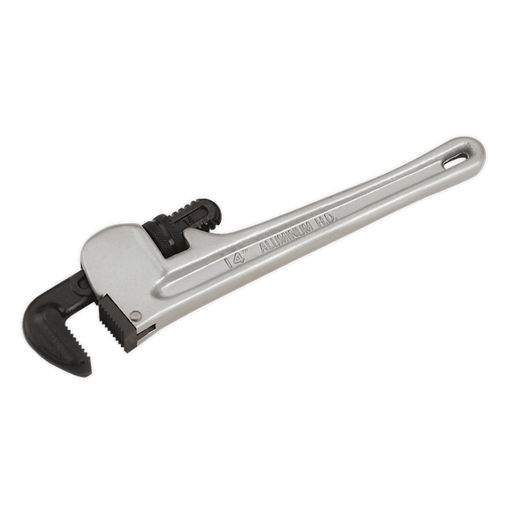 Sealey Pipe Wrench European Pattern 350mm Aluminium Alloy AK5108 Sealey - Dynamic Drive