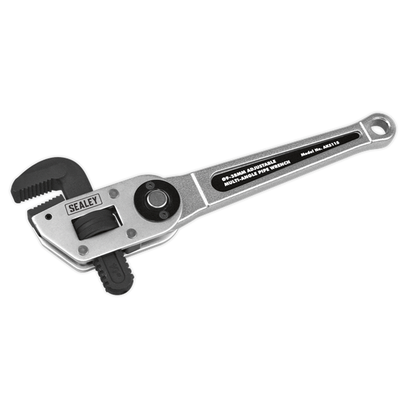 Sealey Adjustable Multi-Angle Pipe Wrench9-38mm AK5115 Sealey - Dynamic Drive