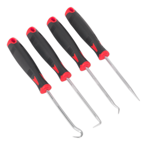 Sealey Miniature Hook & Pick Set 4pc AK5214 Sealey - Dynamic Drive