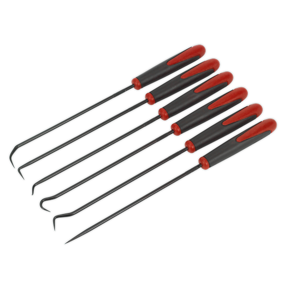 Sealey Pick & Hook Set 6pc Extra-Long AK5215 Sealey - Dynamic Drive