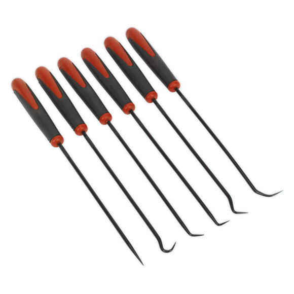 Sealey Pick & Hook Set 6pc Extra-Long AK5215 Sealey - Dynamic Drive