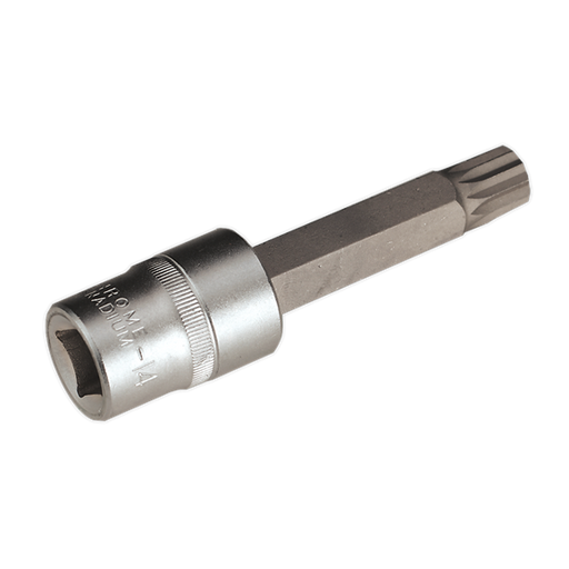 Sealey Spline Socket Bit M14 Long 1/2"Sq Drive AK5531 Sealey - Dynamic Drive