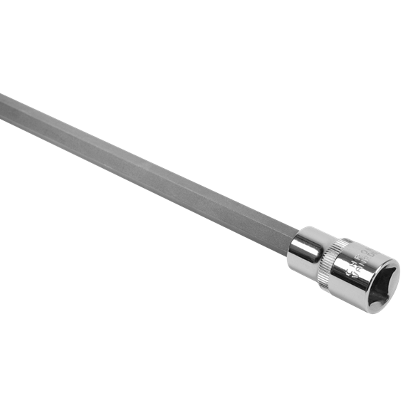 Sealey Spline Socket Bit Extra-Long M10 x 800mm 1/2"Sq Drive AK5536 Sealey - Dynamic Drive