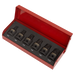 Sealey Impact TRX-Star* Socket Bit Set 6pc 1/2"Sq Drive AK5607 Sealey - Dynamic Drive