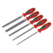 Sealey Engineerïs File Set 5pc 200mm AK573 Sealey - Dynamic Drive