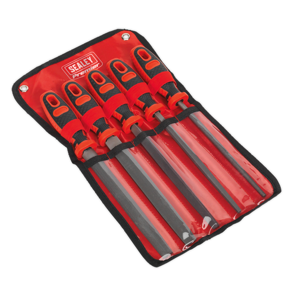 Sealey Engineerïs File Set 5pc 200mm AK573 Sealey - Dynamic Drive