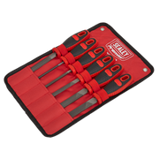 Sealey Engineer's File Set 6pc 150mm AK580 Sealey - Dynamic Drive