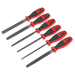 Sealey Engineer's File Set 6pc 150mm AK580 Sealey - Dynamic Drive