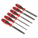 Sealey Engineer's File Set 6pc 150mm AK580 Sealey - Dynamic Drive