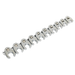Sealey Crow's Foot Spanner Set 10pc 3/8"Sq Drive Metric AK598 Sealey - Dynamic Drive