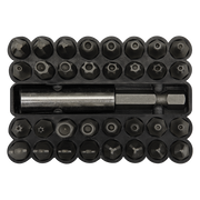 Sealey Security Bit & Magnetic Adaptor Set 33pc AK614 Sealey - Dynamic Drive