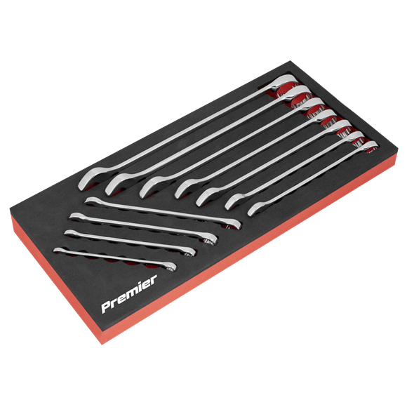 Sealey Combination Spanner Set 11pc Imperial AK630AF Sealey - Dynamic Drive