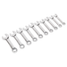 Sealey Combination Spanner Set 10pc Stubby Metric AK633 Sealey - Dynamic Drive