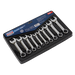 Sealey Combination Spanner Set 10pc Stubby Metric AK633 Sealey - Dynamic Drive