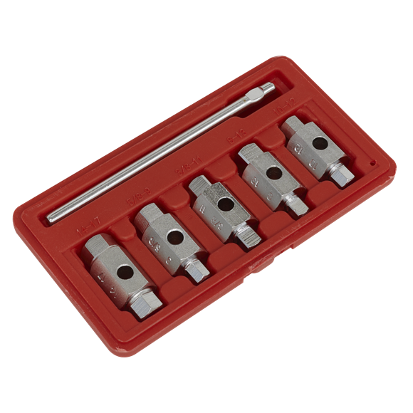 Sealey Drain Key Set 6pc Double End AK659 Sealey - Dynamic Drive