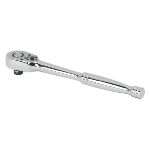 Sealey Ratchet Wrench 1/4"Sq Drive Pear-Head Flip Reverse AK660 Sealey - Dynamic Drive